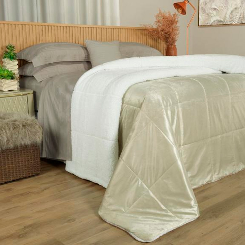 Edredom Casal Pele de Carneiro